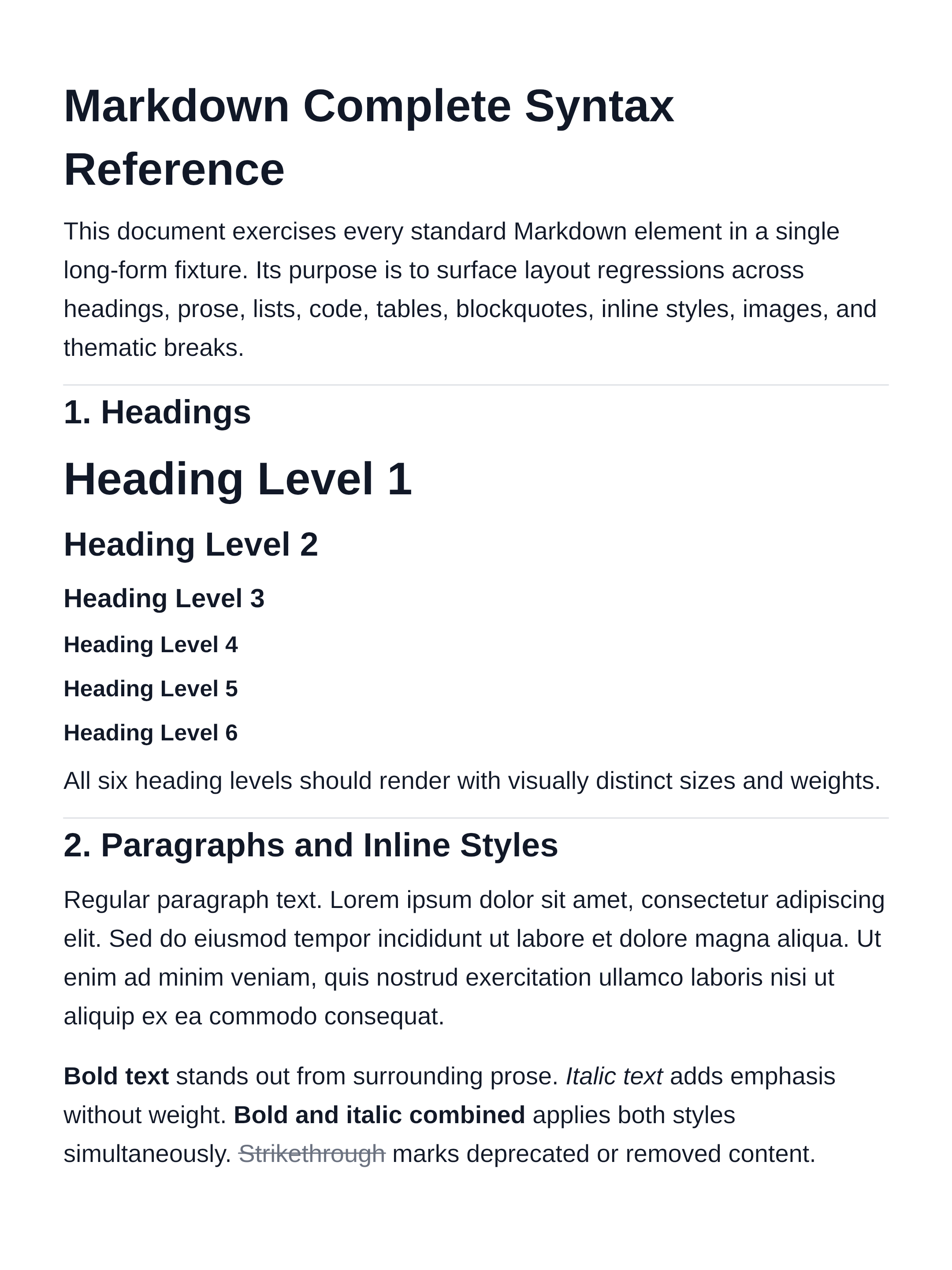Full syntax fixture page 1